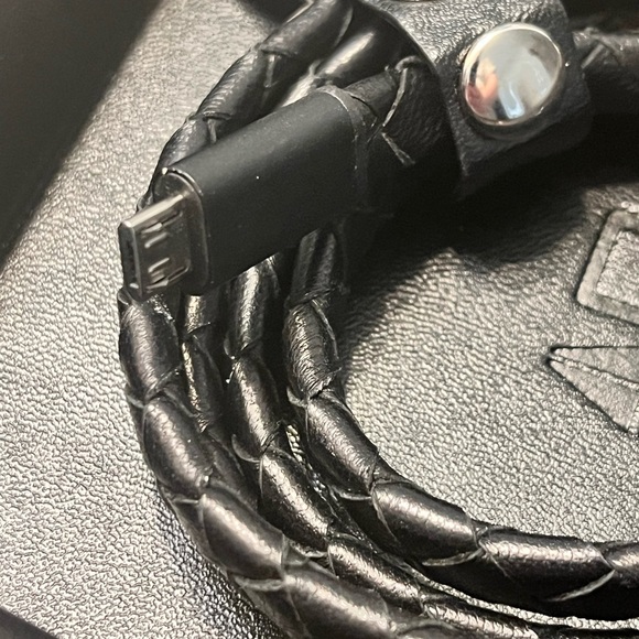 Kyte Key Whip 1 Meter long leather Charge Sync Cable Micro USB Valet Tray - Picture 6 of 9